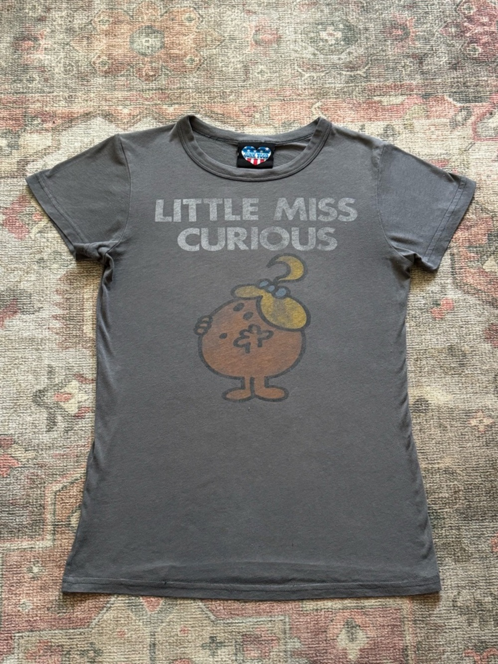 Junk Food Little Miss Curious
Baby Tee Size Medium